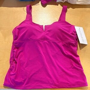 Athleta Women's Vibrant Pink Tankini